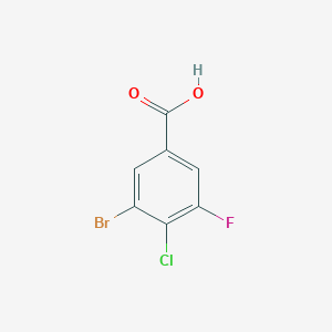 3-Bromo-4-chloro-5-fluorobenzoic acid - 1357942-87-0