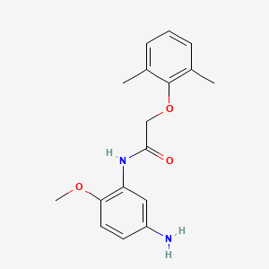 N-(5-Amino-2-methoxyphenyl)-2-(2,6-dimethylphenoxy)acetamide - 1020054-33-4