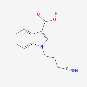 1-(3-cyanopropyl)-1H-indole-3-carboxylic acid - 1020984-72-8