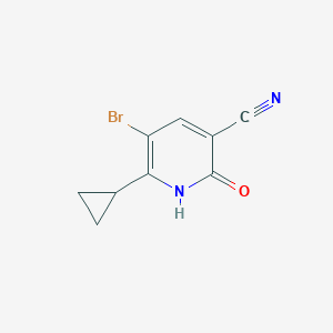 5-Bromo-6-cyclopropyl-2-oxo-1,2-dihydro-3-pyridinecarbonitrile - 1135283-57-6