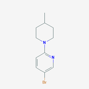5-Bromo-2-(4-methylpiperidin-1-yl)pyridine - 633283-66-6