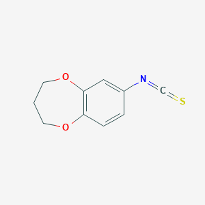 7-isothiocyanato-3,4-dihydro-2H-1,5-benzodioxepine - 1019442-90-0
