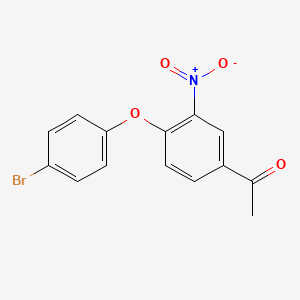 1-(4-(4-Bromophenoxy)-3-nitrophenyl)ethanone - 1019529-86-2