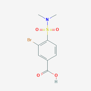 3-Bromo-4-(dimethylsulfamoyl)benzoic acid - 1019384-91-8