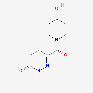 6-(4-Hydroxypiperidine-1-carbonyl)-2-methyl-2,3,4,5-tetrahydropyridazin-3-one - 1156143-25-7