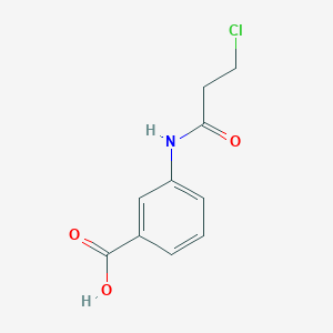 3-[(3-Chloropropanoyl)amino]benzoic acid - 1153810-62-8