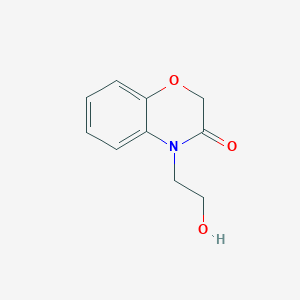 4-(2-hydroxyethyl)-3,4-dihydro-2H-1,4-benzoxazin-3-one - 214217-66-0