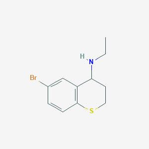 6-bromo-N-ethyl-3,4-dihydro-2H-1-benzothiopyran-4-amine - 1154177-90-8
