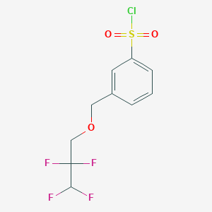 3-[(2,2,3,3-Tetrafluoropropoxy)methyl]benzene-1-sulfonyl chloride - 1156719-22-0