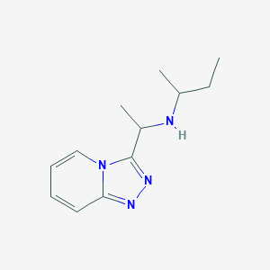 (Butan-2-yl)(1-{[1,2,4]triazolo[4,3-a]pyridin-3-yl}ethyl)amine - 1156212-02-0