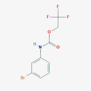 2,2,2-trifluoroethyl N-(3-bromophenyl)carbamate - 1087797-98-5
