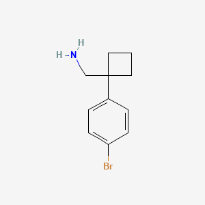 (1-(4-Bromophenyl)cyclobutyl)methanamine - 1039932-36-9