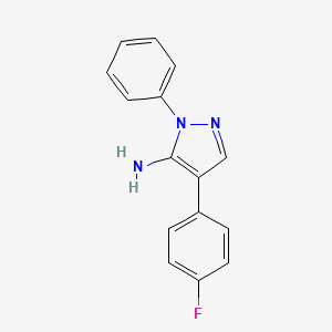 4-(4-Fluorophenyl)-1-phenyl-1H-pyrazol-5-amine - 1158528-62-1