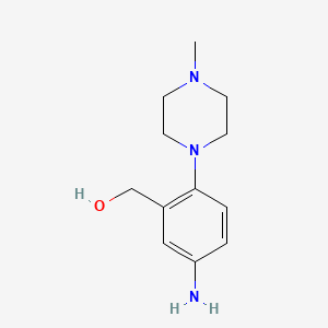 (5-Amino-2-(4-methylpiperazin-1-yl)phenyl)methanol - 802541-81-7