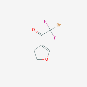 2-Bromo-1-(4,5-dihydrofuran-3-yl)-2,2-difluoroethan-1-one - 1087792-68-4