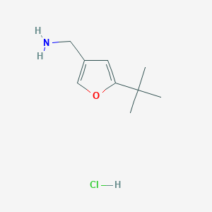[(5-Tert-butyl-3-furyl)methyl]amine hydrochloride - 1228070-88-9