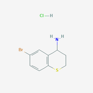 4-Amino-6-bromo-3,4-dihydro-2H-1-benzothiopyran hydrochloride - 1170470-60-6