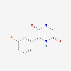 3-(3-Bromophenyl)-1-methylpiperazine-2,5-dione - 1214031-55-6