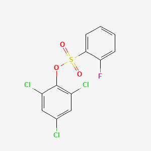2,4,6-Trichlorophenyl 2-fluorobenzenesulfonate - 1171919-36-0