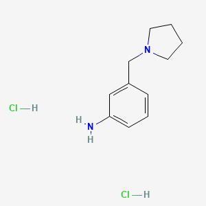 [3-(1-Pyrrolidinylmethyl)phenyl]amine dihydrochloride - 1185347-04-9