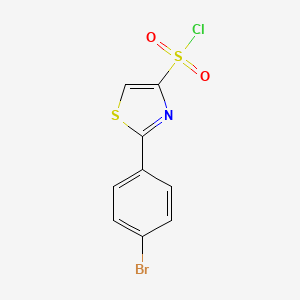 2-(4-Bromophenyl)-1,3-thiazole-4-sulfonyl chloride - 1221723-38-1