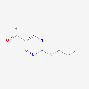 2-(Sec-butylthio)pyrimidine-5-carbaldehyde - 915920-24-0