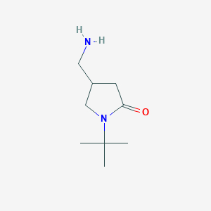 4-(aminomethyl)-1-tert-butyl-2-pyrrolidinone - 893750-62-4