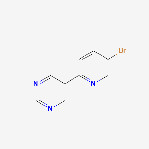 5-(5-Bromopyridin-2-yl)pyrimidine - 1088410-73-4