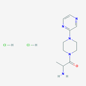 2-Amino-1-[4-(pyrazin-2-yl)piperazin-1-yl]propan-1-one dihydrochloride - 1251923-63-3