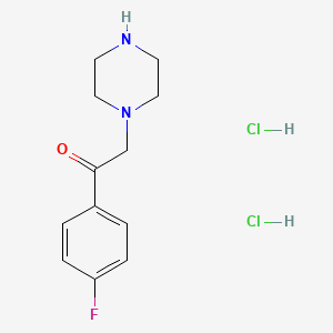 1-(4-Fluorophenyl)-2-piperazin-1-ylethanone dihydrochloride - 1019058-85-5