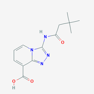 3-(3,3-Dimethylbutanamido)-[1,2,4]triazolo[4,3-a]pyridine-8-carboxylic acid - 1206969-54-1