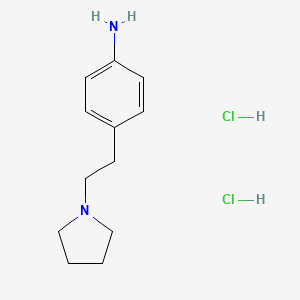 4-(2-Pyrrolidin-1-yl-ethyl)-phenylamine dihydrochloride - 1185304-83-9