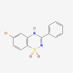 6-Bromo-3-phenyl-4H-1,2,4-benzothiadiazine-1,1-dione - 1193389-22-8