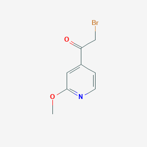 2-Bromo-1-(2-methoxypyridin-4-yl)ethanone - 1187669-32-4