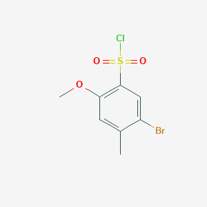 5-Bromo-2-methoxy-4-methylbenzene-1-sulfonyl chloride - 808134-00-1