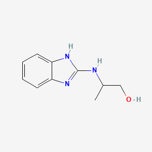 2-[(1H-1,3-benzodiazol-2-yl)amino]propan-1-ol - 1184570-88-4