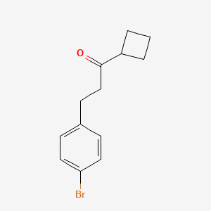 2-(4-Bromophenyl)ethyl cyclobutyl ketone - 898762-08-8