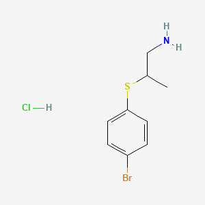 1-[(1-Aminopropan-2-yl)sulfanyl]-4-bromobenzene hydrochloride - 1269152-10-4