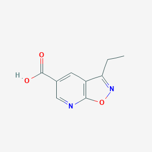 3-Ethyl-[1,2]oxazolo[5,4-b]pyridine-5-carboxylic acid - 1306605-64-0