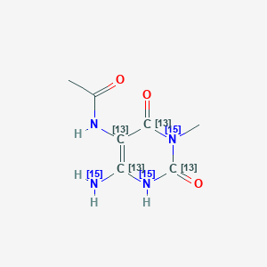 Acetylamino-6-amino-3-methyluracil-13C4,15N3 - 1173022-65-5