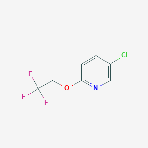 5-Chloro-2-(2,2,2-trifluoroethoxy)pyridine - 1258641-42-7
