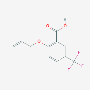 2-(Prop-2-en-1-yloxy)-5-(trifluoromethyl)benzoic acid - 1333869-08-1