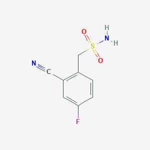 (2-Cyano-4-fluorophenyl)methanesulfonamide - 1258652-33-3