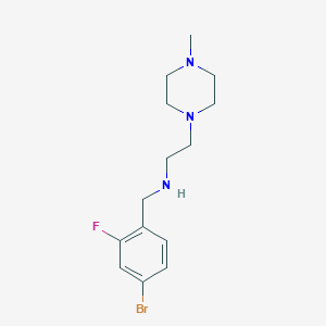 [(4-Bromo-2-fluorophenyl)methyl][2-(4-methylpiperazin-1-yl)ethyl]amine - 1183009-18-8
