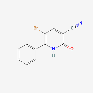 5-Bromo-2-oxo-6-phenyl-1,2-dihydro-3-pyridinecarbonitrile - 1228182-71-5