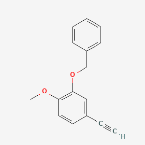 2-(Benzyloxy)-4-ethynyl-1-methoxybenzene - 281191-53-5