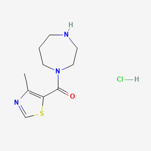 1-(4-Methyl-1,3-thiazole-5-carbonyl)-1,4-diazepane hydrochloride - 1311316-55-8