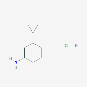 3-Cyclopropylcyclohexan-1-amine hydrochloride - 1354952-79-6