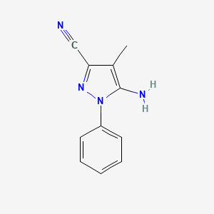 5-amino-4-methyl-1-phenyl-1H-pyrazole-3-carbonitrile - 1414570-18-5