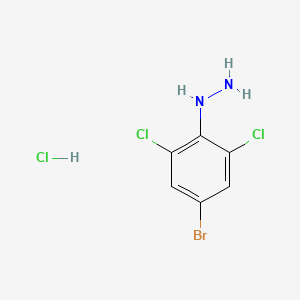 (4-Bromo-2,6-dichlorophenyl)hydrazine hydrochloride - 1354951-65-7